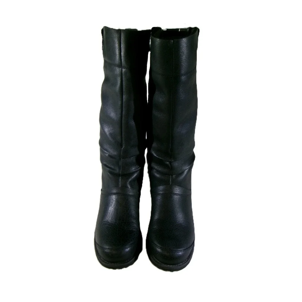 The‎ North Face Womens 8.5 Winter Boots Black Primaloft Insulated Tall Leather